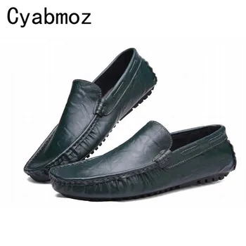 

Men Shoes Split Leather Loafers Slip On Fashion Casual Driving Shoes Mocassins Flats Sapatos Masculinos Social Zapatos Hombre