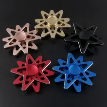 New double five pointed star fingertips gyro finger spinner decompression creative adult toys Spinner Hand Figet