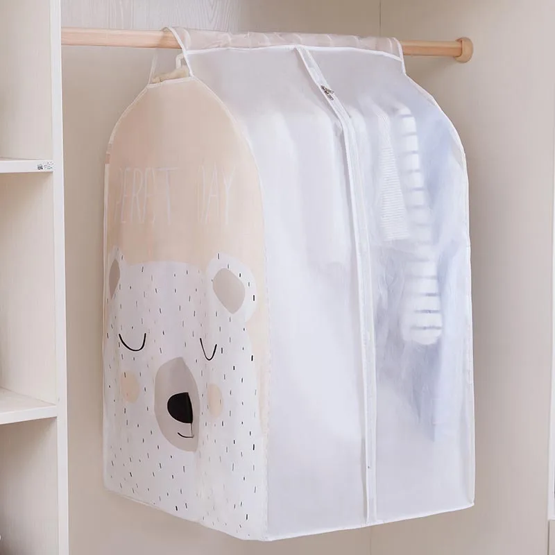 Пылезащитный тканевый чехол для сумок, подвесной органайзер для хранения, водонепроницаемый чехол для костюма, пылезащитный чехол, защитный шкаф, сумка для хранения одежды