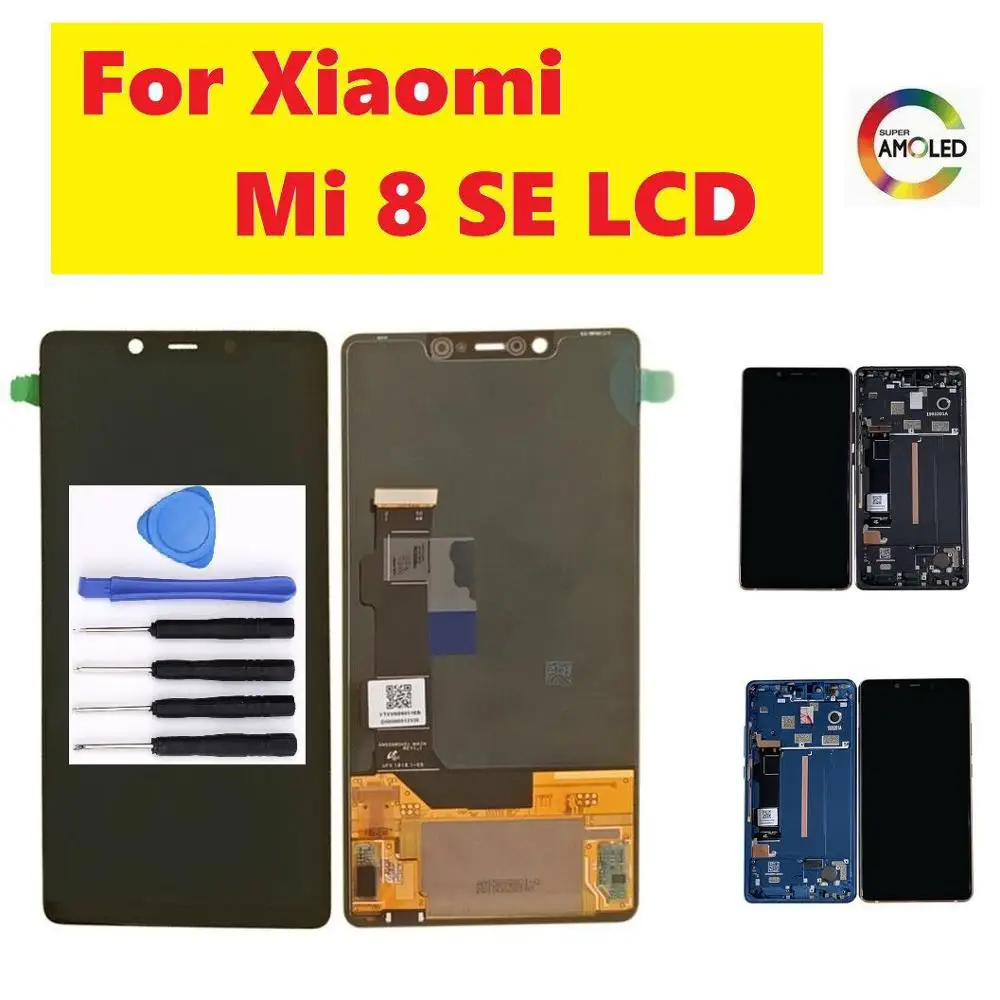 

For Xiaomi Mi8 SE Mi 8 SE MI8SE LCD Display+Touch Screen with Frame Digitizer Assembly Replacement Accessories