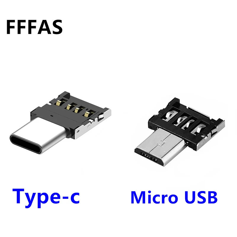 FFFAS Android Micro USB Type c OTG Кабельный разъем адаптер C конвертер для Мобильный телефон