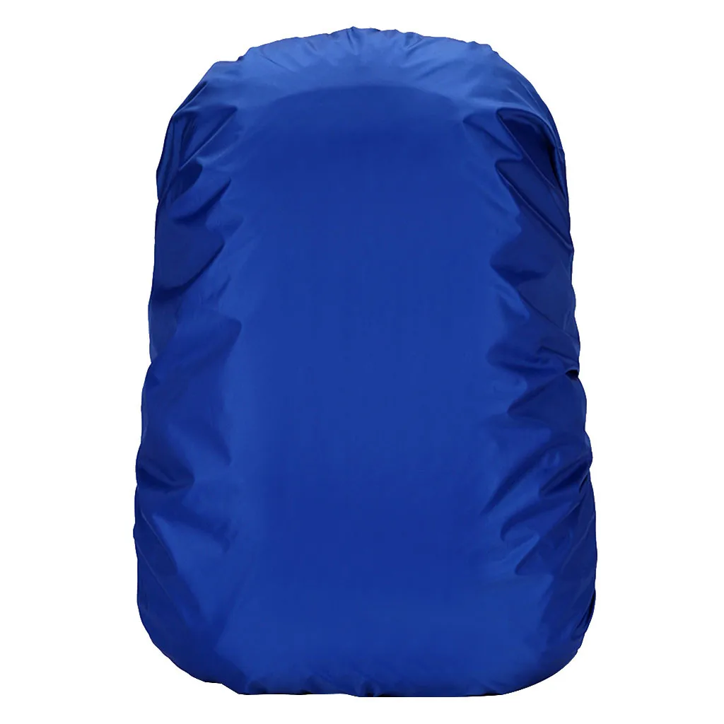 Дождевик рюкзак 20L 30L 35L 40L 50L 60L водонепроницаемая сумка камуфляжная тактическая походная альпинистская Пылезащитная крышка - Цвет: Синий