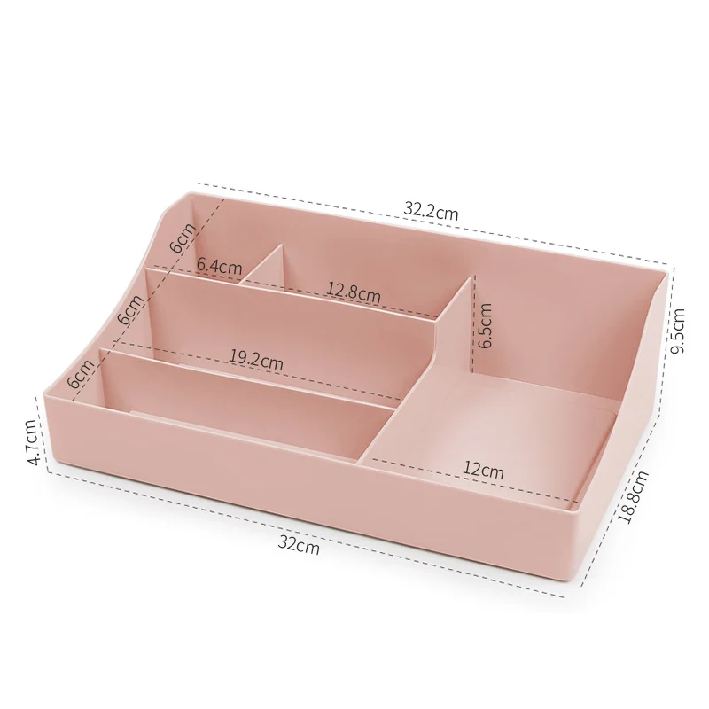 BNBS офисный канцелярский многофункциональный настольный ящик для хранения, пластиковый косметический Органайзер для макияжа, держатель для хранения кистей с дистанционным управлением