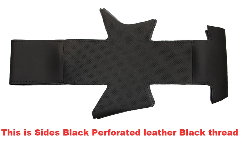 Mewant-Black-Artificial-Leather-Car-Steering-Wheel-Cover-for-Mitsubishi-Lancer-EX-10-Lancer-X-Outlander-7
