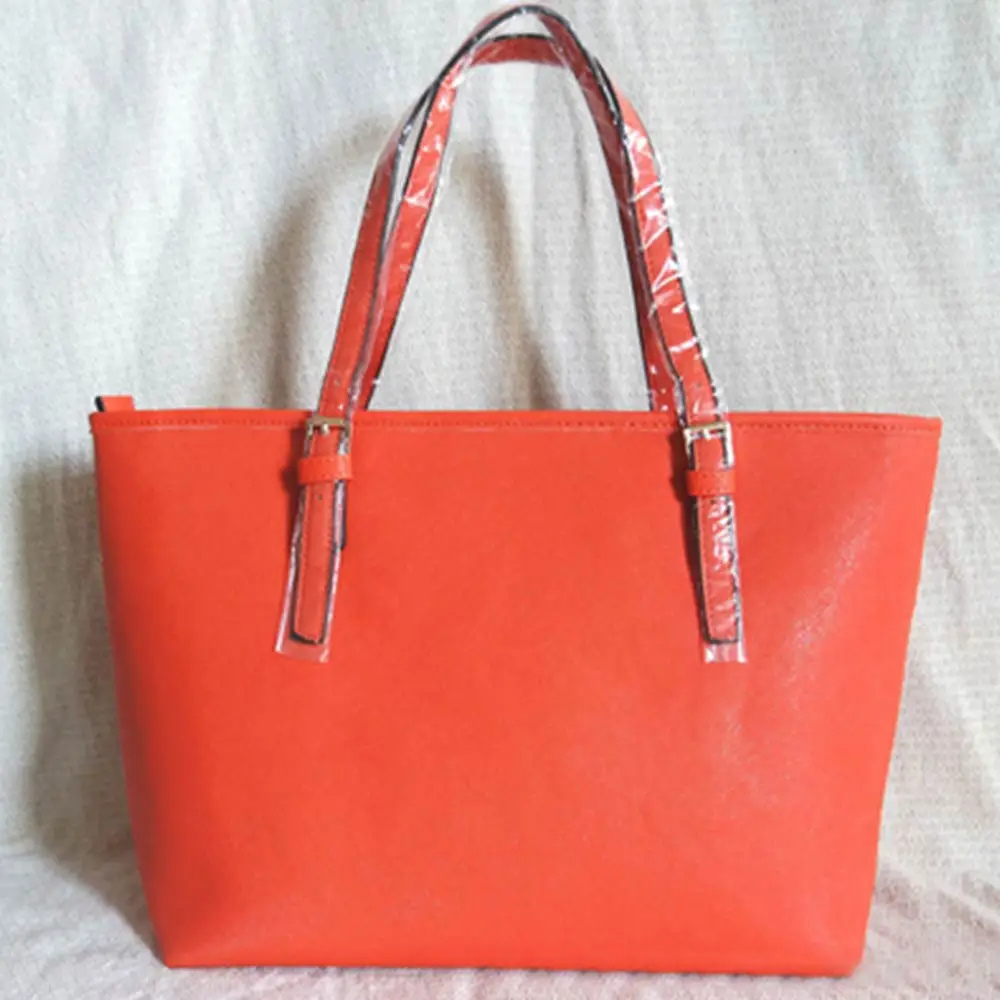Высококачественные Сумки из искусственной кожи, сумка на плечо, Женская Повседневная Сумка-тоут, женская сумка-мессенджер, Набор сумок, женская сумка - Цвет: Оранжевый