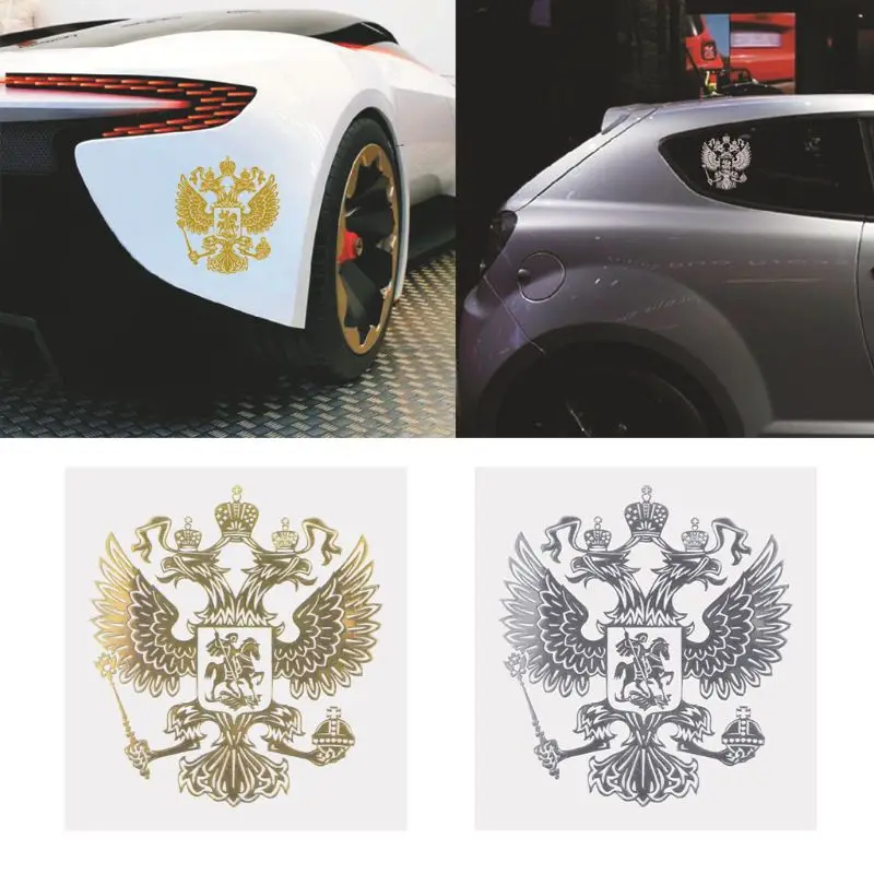 

Coat of Arms of Russia Car Sticker Russian Eagle Decal Stickers For Car Styling