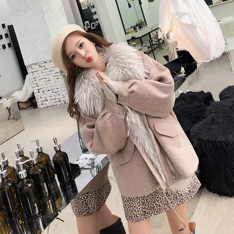 Collet Finition Vraie De beige Femmes Mouton purple Purple L'intérieur Et Fourrure Véritable Nouveau À light Avec 2018 Printemps Parkas Luxe Mode Manteau La D'hiver Chaud Khaki Amovible wZC6vxq
