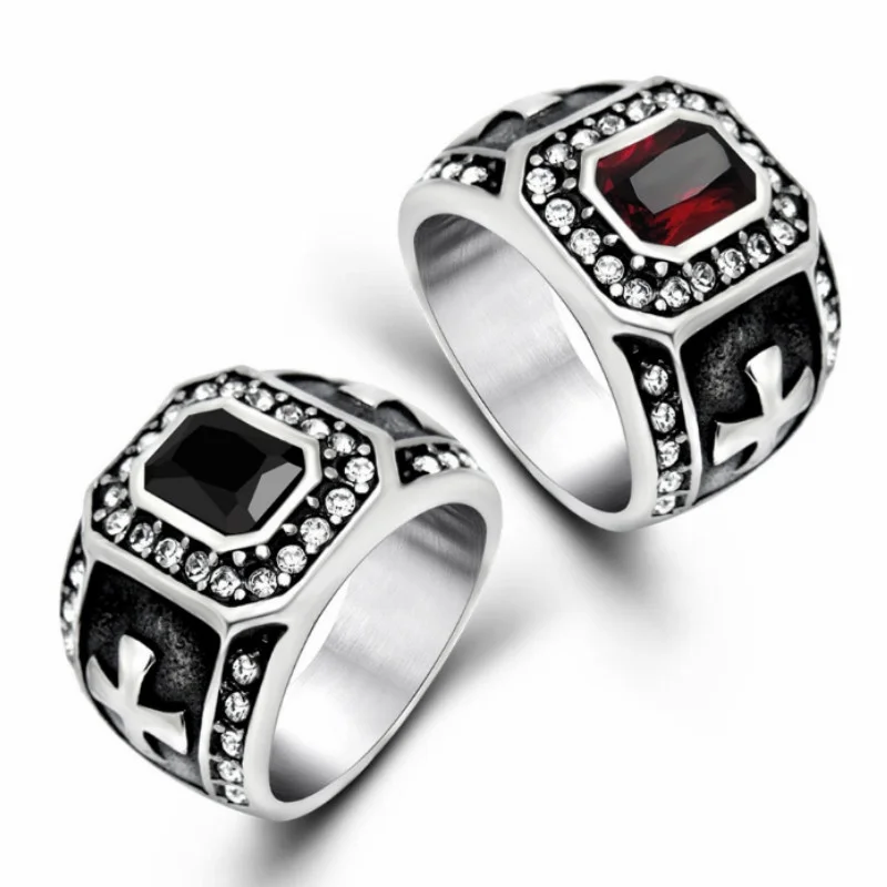 

2018 New Style Fashion Jewelry Stainless Steel Couples Engagement & Wedding Ring Size 7-12#137