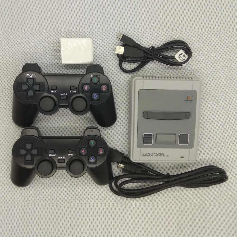 HAOBA NOUVEAU Ultra HD ТВ видео 4 K Jeu consola Integre 5000 Jeux GBA/SFC/MD/ NES/PS1 formato Out poner la consola|Игры с