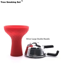 Boquillas shisha красная чаша Shicha Narguile Nargile курительная трубка-кальян аксессуары Cachimba Cazoleta Caloud Chicha подарок TWAN0356