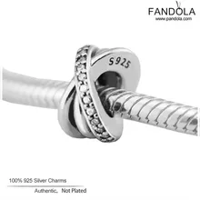 Стерлингового серебра 925 Ясно CZ Galaxy Spacer шарик шарма Fit Марка браслет оригинальные бусы для изготовления ювелирных изделий Berloque