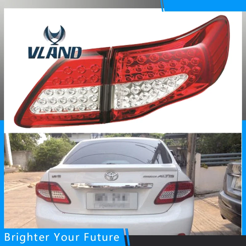 Car Styling Tail Lamp For Toyota Corolla 2008 2009 2010 2011 Brake Signal Tail Light Stop