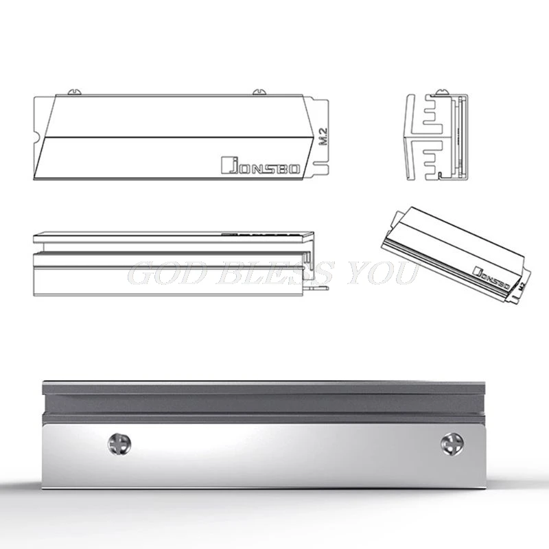Алюминиевый сплав M.2 радиатор SSD твердотельный жесткий диск кулер радиатор теплоотвод охлаждающие колодки