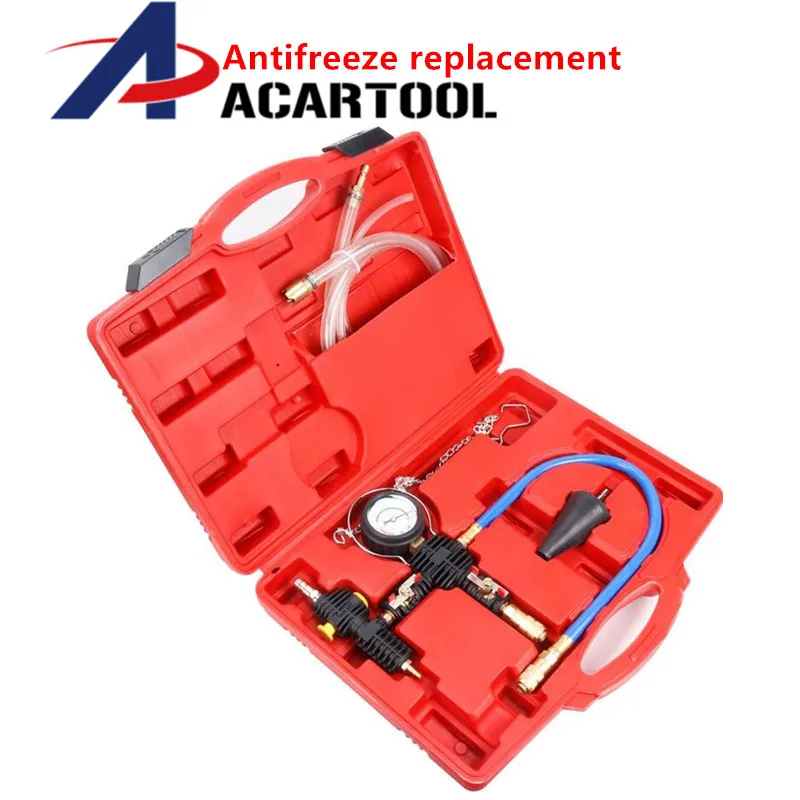 

Auto Car Radiator Cooling Antifreeze Replacement Tool Kit Vacuum Pump Coolant System Antifreeze Injector