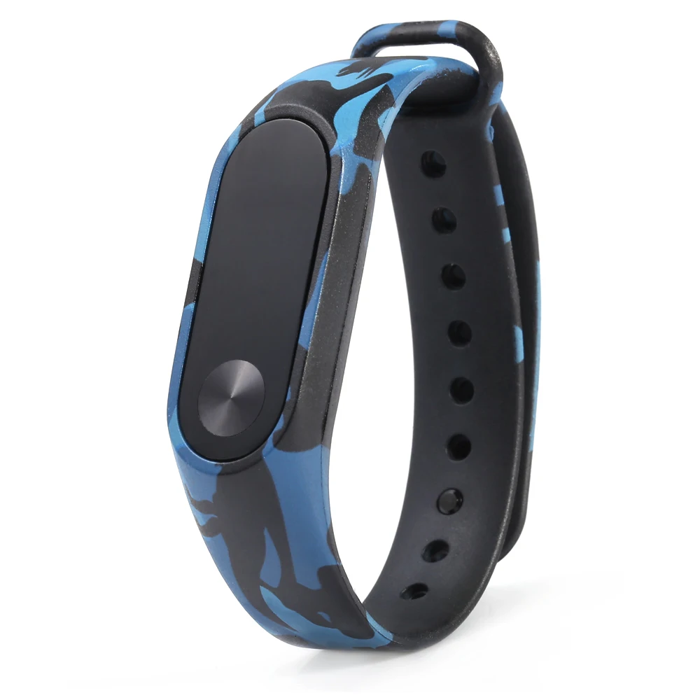

Original Camouflage Pattern Watch Band For Xiaomi Mi Band 2 TPE Material Durable And Elastic Three Colors For Choosing
