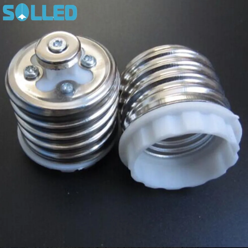 SOLLED изысканный E40 в E27 конвертер держатель лампы Светодиодная лампа база SOLLED изысканный E40 в E27 конвертер держатель лампы Светодиодная лампа база