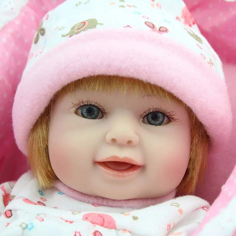 NPKDOLL дюймов 10 дюймов Кукла Reborn Baby Полный винил реалистичные bebe ручной работы игрушечные лошадки для детей подарок девочек
