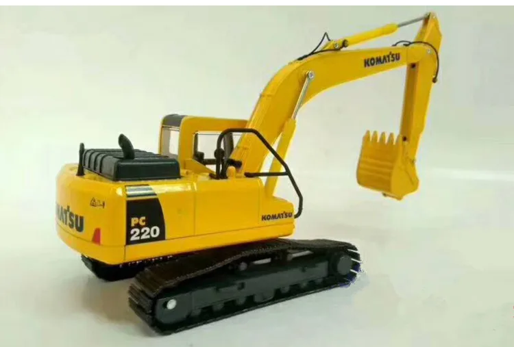 Литая игрушка модель 1:43 Масштаб Komatsu PC220-8 гидравлический экскаватор с металлической дорожкой для сбора, украшения, подарок