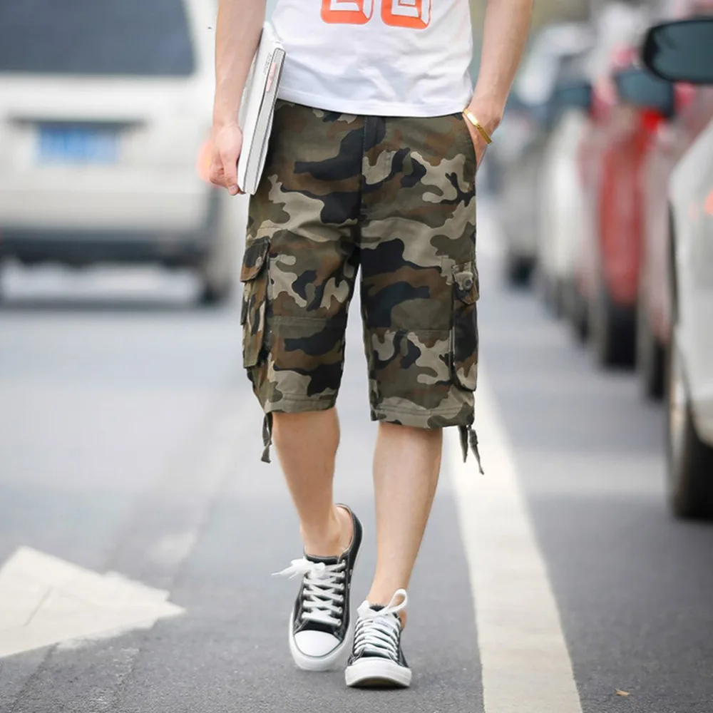 army cargo shorts mens