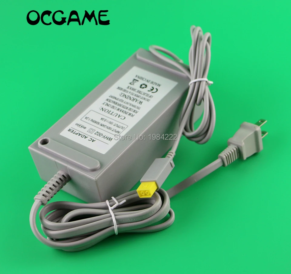 Ocgame Us Eu Plug Ac Adapter Caricatore Da Muro Adattatore Di Alimentazione Per Wii U Console Game