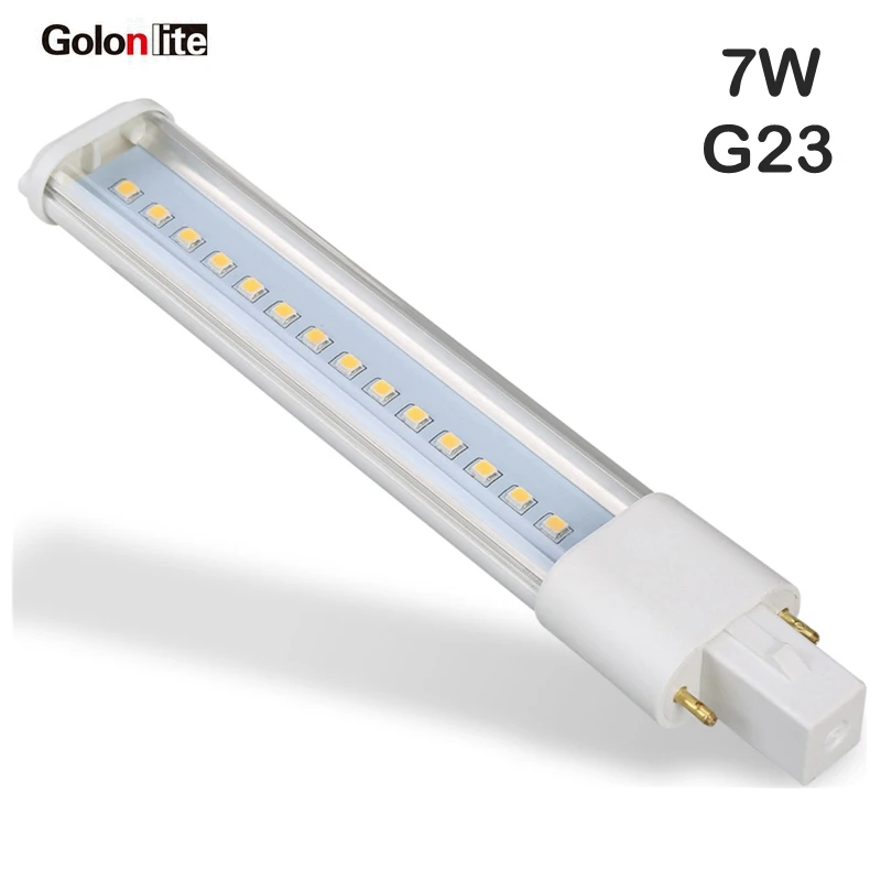 Golonlite G23 пожалуйста 7 Вт 9 11 13 светодиодный Замена 4W 7W 8W 5W 2g7 PL трубка Золотое Сделано