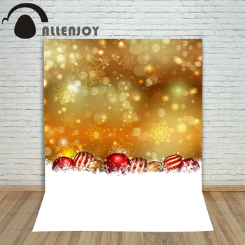 

Allenjoy photography backdrops abstract circle snow bokeh holiday Digital Printing photo profession christmas backgrounds