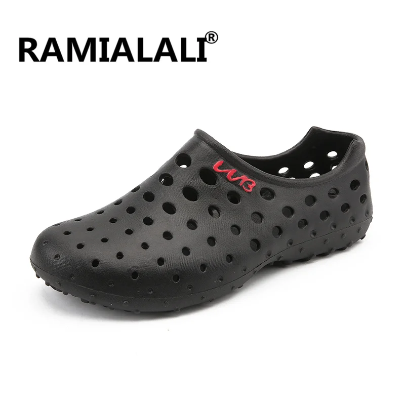 

Ramialali Summer Beach Sandal Slippers Shoes Men Breathable Flip Flops Water Slipper Shoes Casual Sandalias Hombre