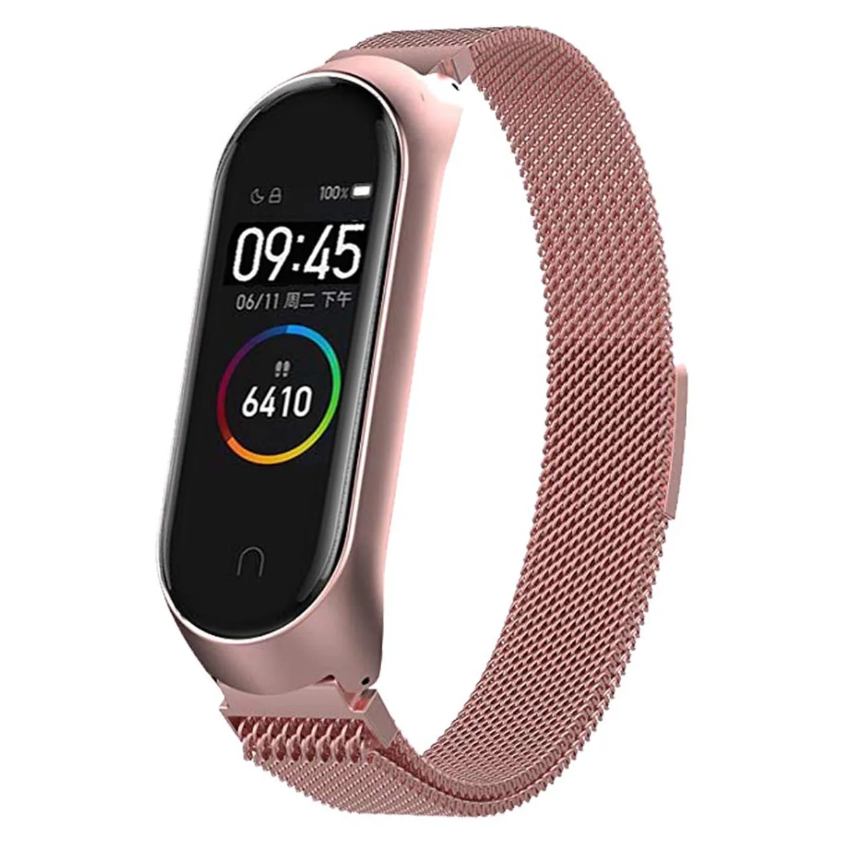 

Smart Watch Bracelet Wrist Strap Milanese Loop Magnetic Screwless Stainless Steel Wrist Band For Xiaomi MI Band 4 3 Strap