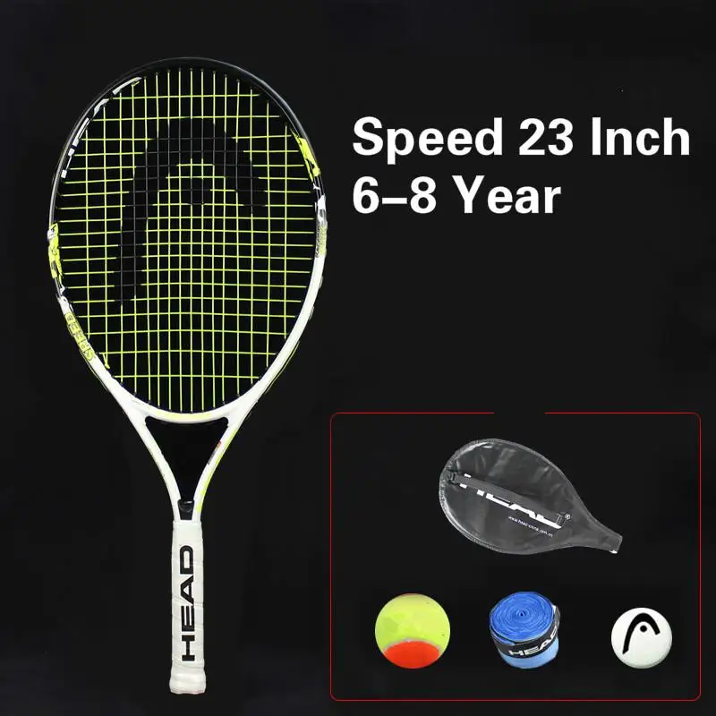 HEAD Speed Junior Boys Tennis Racquet bundled with Kids Training Tennis  Balls Racquets