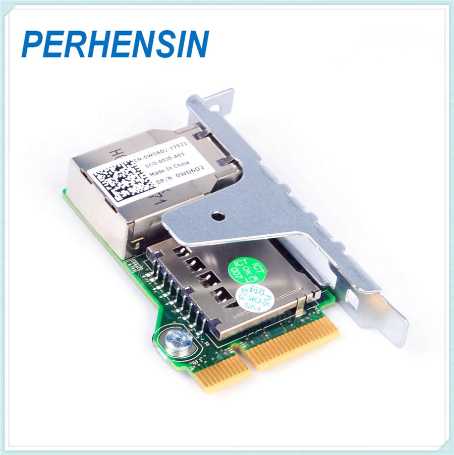 Dell 2827M 0WD6D2 WD6D2 Remote Access Card iDRAC7 Express R320 R420 R520 T320