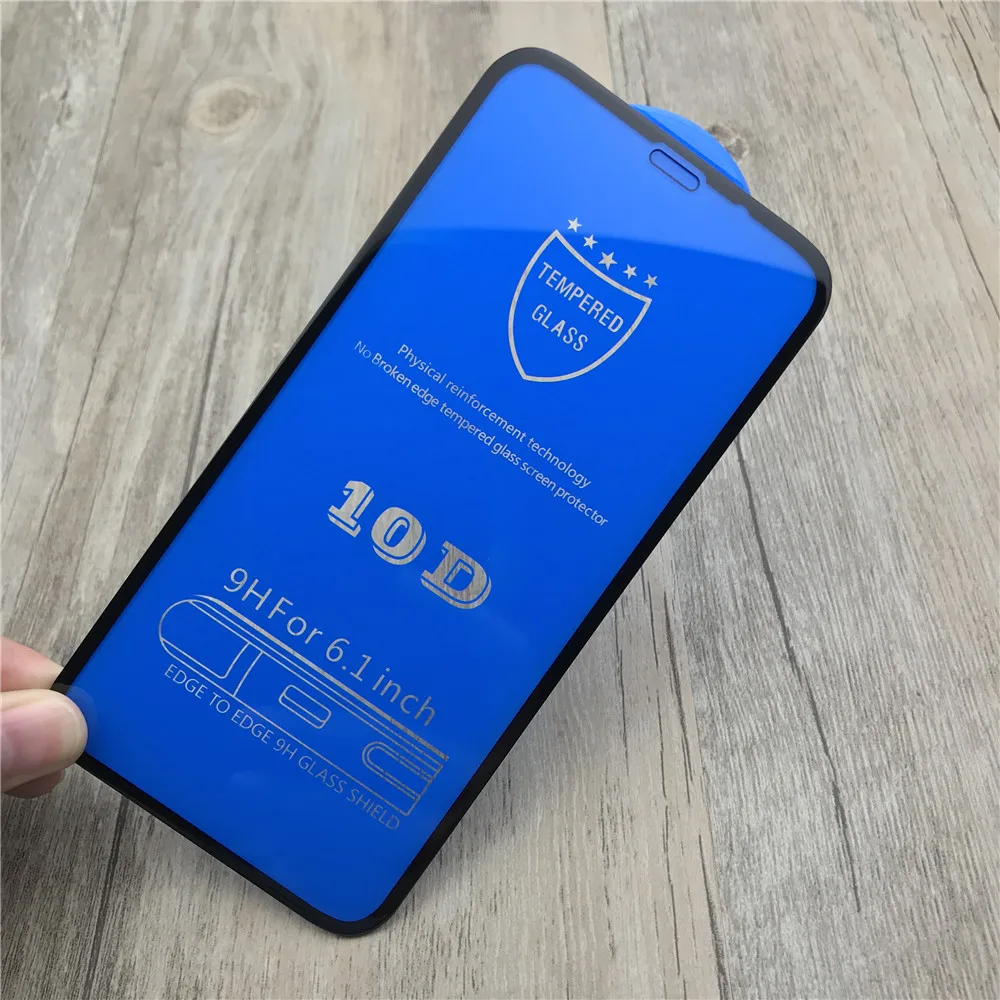 5 шт/лот полное покрытие защитное стекло для Iphone XS Max полный экран 10D Закаленное