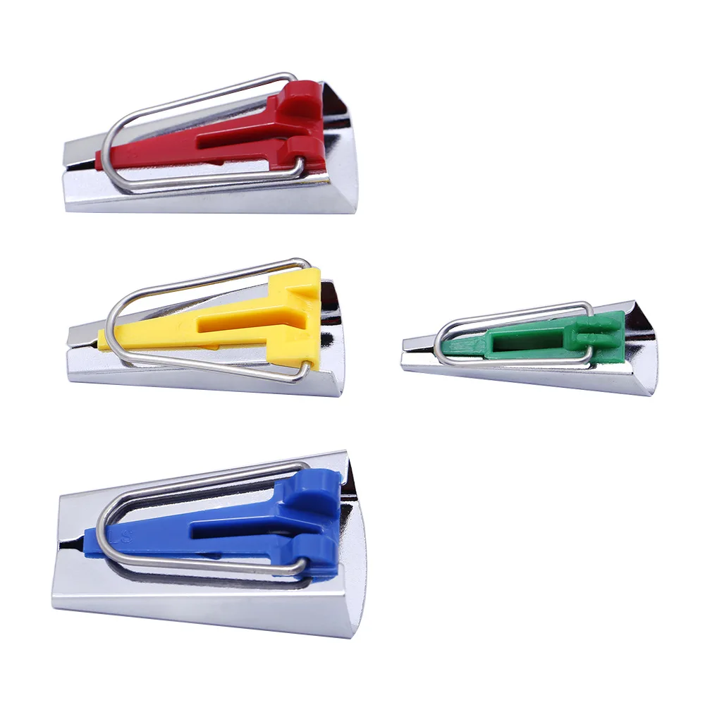 

1Pcs Fabric Clover Bias Tape Maker Binding Tool Machine Tool Sewing Quilting new arrival