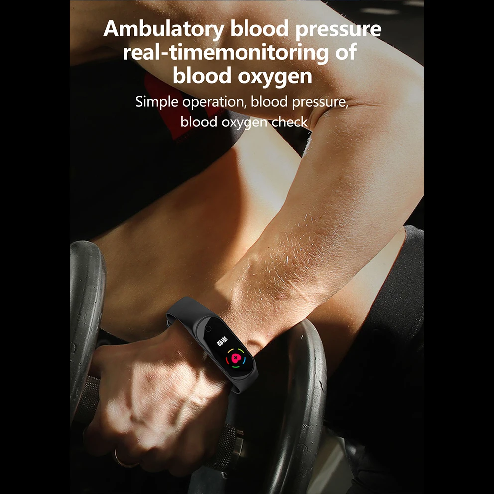 Fitness Tracker Smart Wristband Heart Rate Monitor Bracelet M3 Smartbracelet Pedometer Bracelet Can measure blood pressure watch