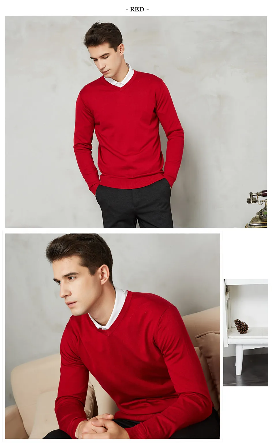 14Colors MuLS 2019 Spring Cashmere Wool Sweaters Men Pullover Women Thin Knit Autumn V-Neck Male Sweater Jumpers Female knitwear 7