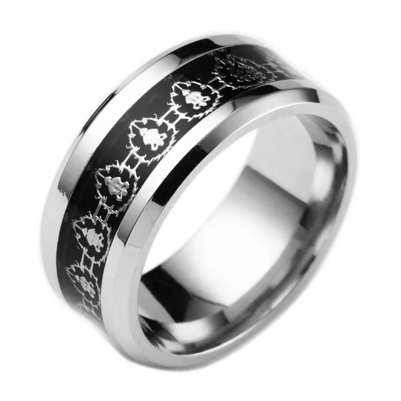 

2017 Hot Movie Fashion World of Warcraft Ring Stainless Steel Jewelry New Design Alliance Rings of The One Ring
