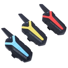 2 pcs X3 Plus Motorcycle Helmet Bluetooth Intercom 3KM Group walkie talkie PTT Control Bicycle Waterproof BT Interphone