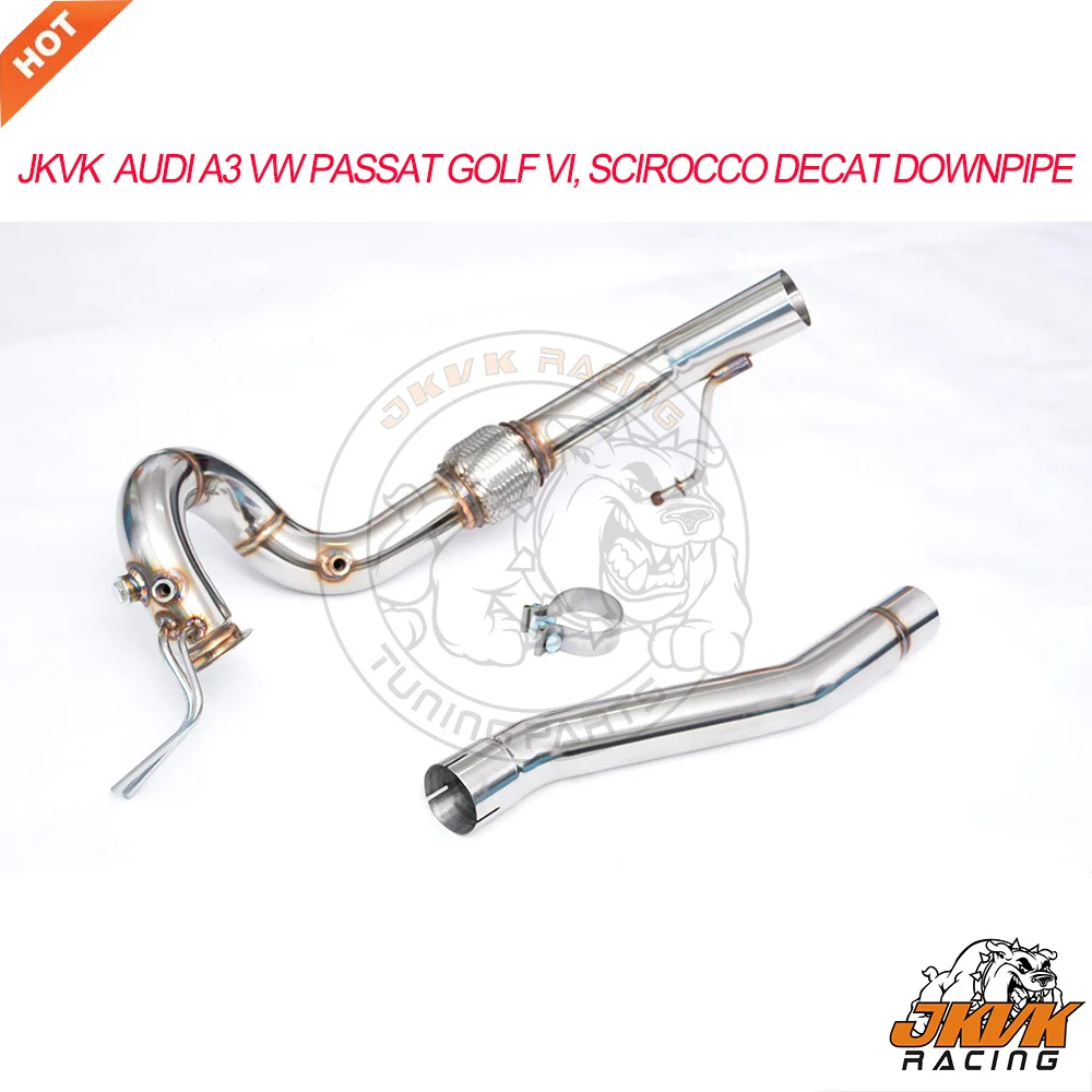 JKVK RACING Catless Downpipe для A3 8P MK 6 PASS AT SCIRO CCO DECAT DOWNPIPE 2009 2014|golf 6|golf a3golf racing |