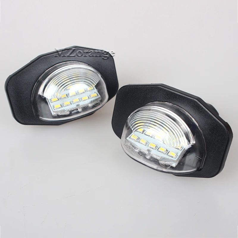 

2X Car LED License Plate Lights 12V SMD3528 LED Number Plate Lamp For Toyota Corolla Auris Alphard Sienna Wish Scion XB XD Urban