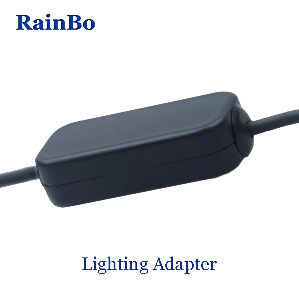 

rainbo Free Shipping Lighting adapter the Savior Of The Low-wattage LED Lamp Black Plastic Materials LA101