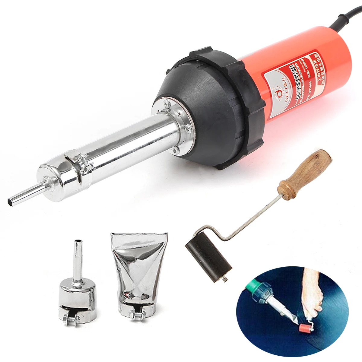 Тепловая пушка JIGUOOR для сварки горячим воздухом 220 В 1080 Вт 2942 Па|heat gun|hot airair hot |