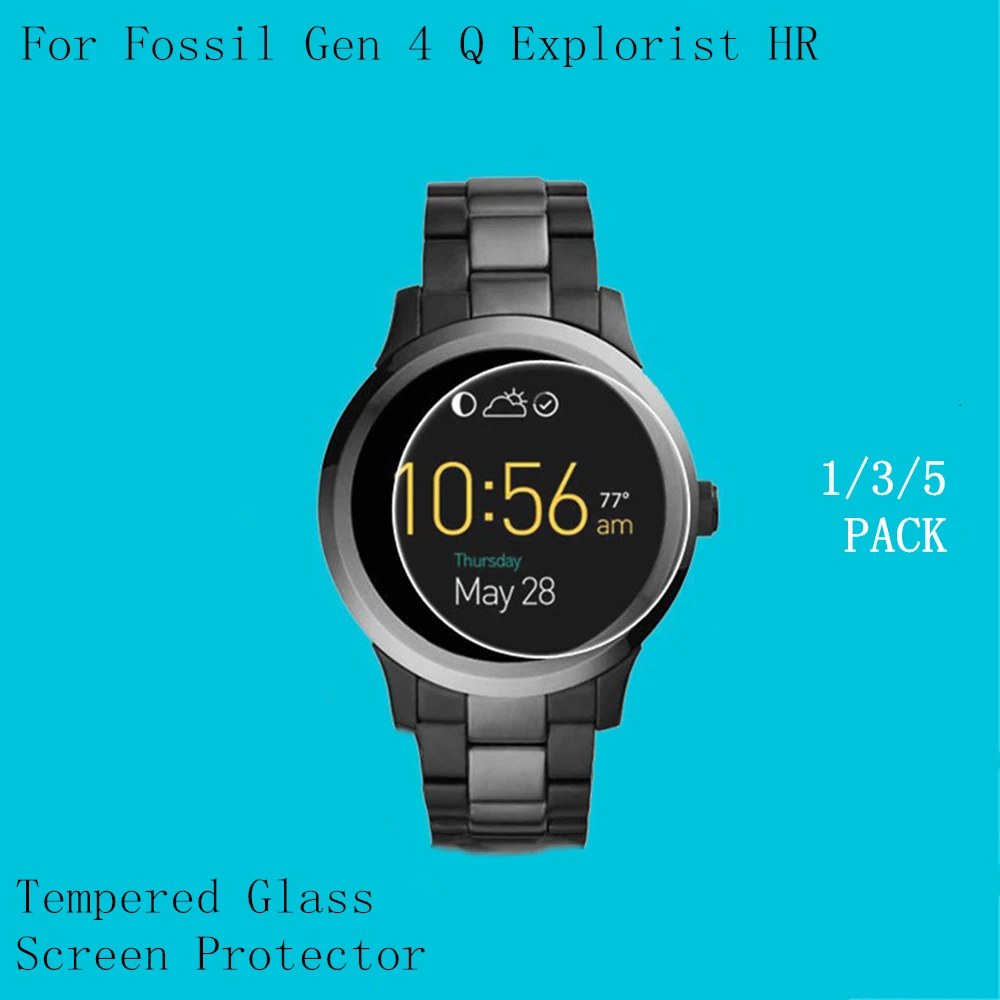 Защитная пленка из закаленного стекла прозрачная защита для Fossil Q разведчик HR Gen 4