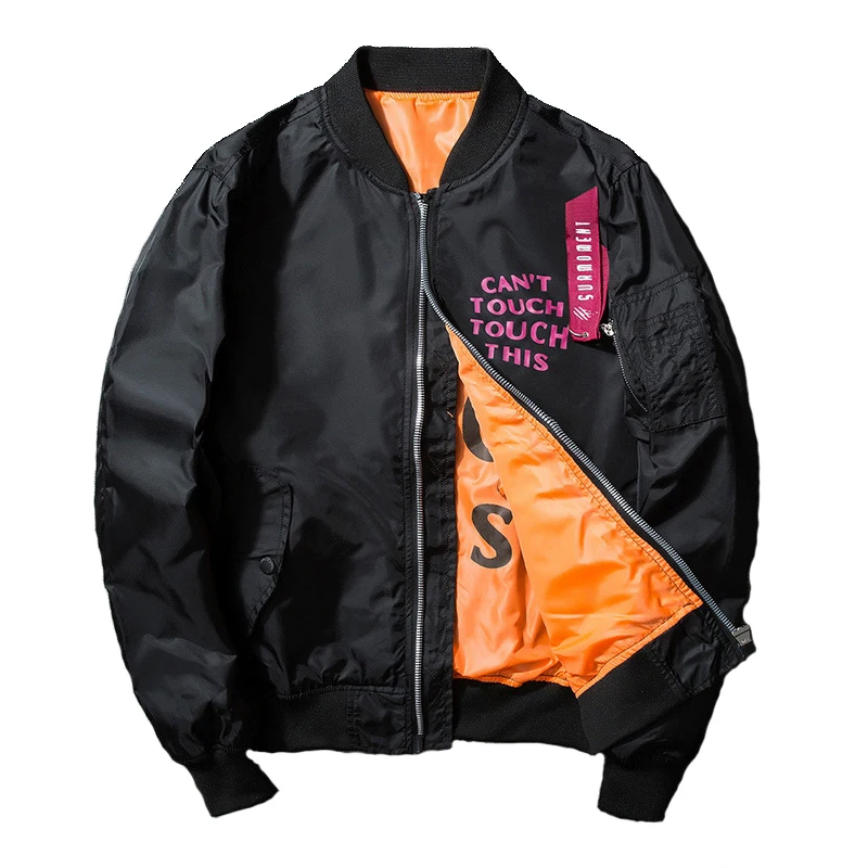 2019 New Autumn Black Red Bomber Ma1 Jacket Men Streetwear Fly Ma1 Jackets Coats Hip Hop Men Coat US Size XS-XL 2019 New Autumn Black Red Bomber Ma1 Jacket Men Streetwear Fly Ma1 Jackets Coats Hip Hop Men Coat US Size XS-XL