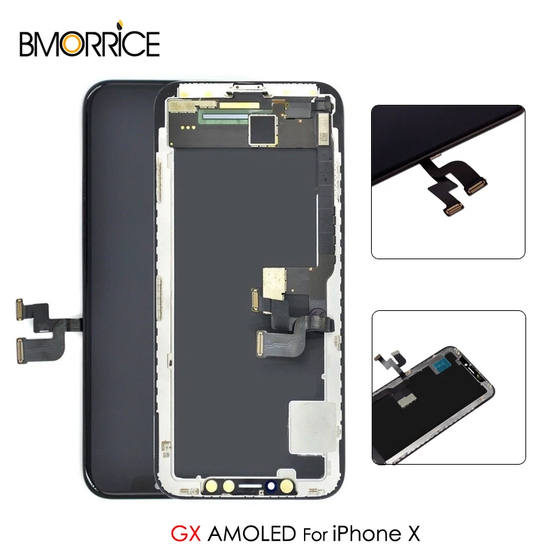 

AMOLED LCD Display For iPhone X 10 Touch Screen Digitizer Super OLED Assembly Replacement with Free Gift OEM Premium Quality