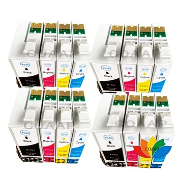 

16 ink cartridges compatible for Epson T1301 T1302 T1303 T1304 for Epson Stylus SX525WD SX620FW Office B42WD BX525WD BX625FWD