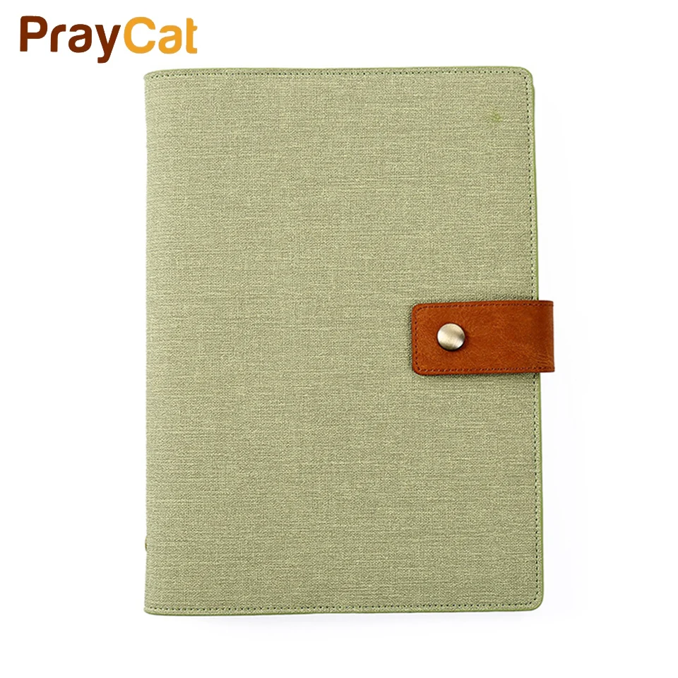 

A5 Leather Notebook Spiral Notebook 180sheets Planner Agenda Organizer 2018 Notebooks stationery Custom Logo