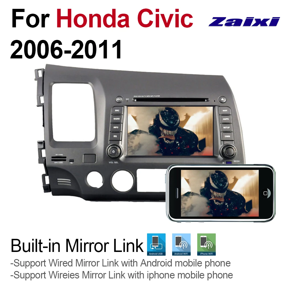 Автомобильный мультимедийный плеер ZaiXi 2 Din 10 1 дюйма WIFI GPS навигация Авторадио для