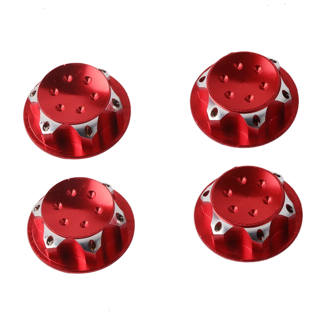

4 Pcs Nut Wheel Hub Model Hex Aluminium Model Car For RC 1:8 Buggy Antidust Cover Antiskid