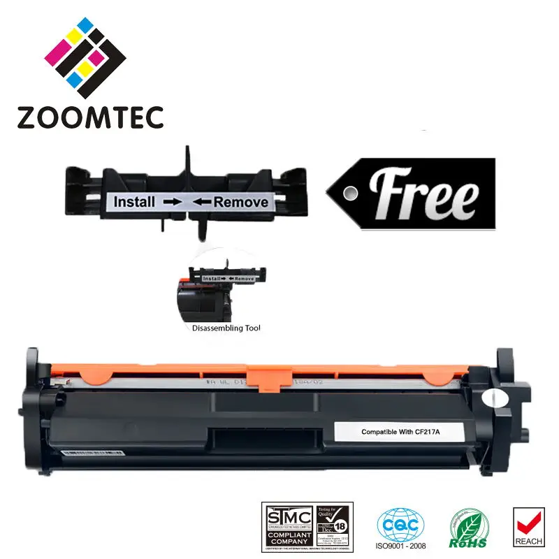 

1PC Black CF217 cf217a 217a 217 CF217A 17A Compatible Toner Cartridge For HP 17a M102a M102w MFP M130a 130nw 130fn 130w
