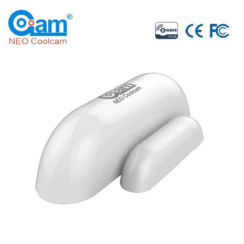 НЕО COOLCAM NAS-DS01Z Z-wave двери, окна сенсор Совместимость с Z wave 300 500 серии магнит замок дверная сигнализация
