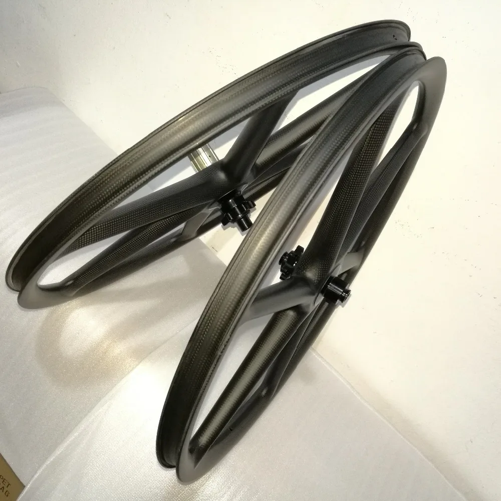 Sale Custom logo 27.5er mtb carbon wheels 6 spokes wheels six spoke mtb carbon wheelset 27.5inch tubeless clincher Compatible 7